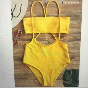 Yellow Zaful Swimsuit